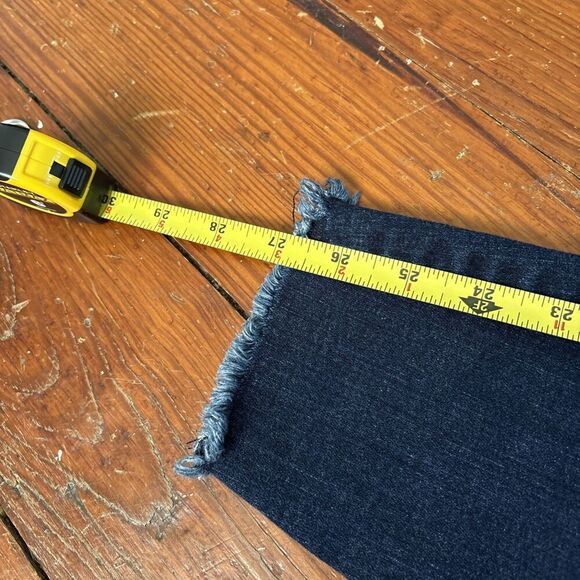 Kut From The Kloth Ankle Skinny Jeans Size 6 Embroidered Floral Dark Wash - Picture 6 of 7